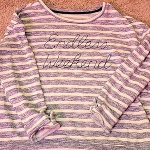 Women Soft Embroidered Leisure Top M